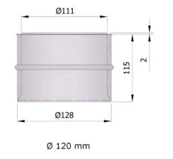 Wandfutter Doppelwandig Rauchrohr Stahl Unlackiert -Brunner Verkäufe 12 750gnxiomu2rvx9z