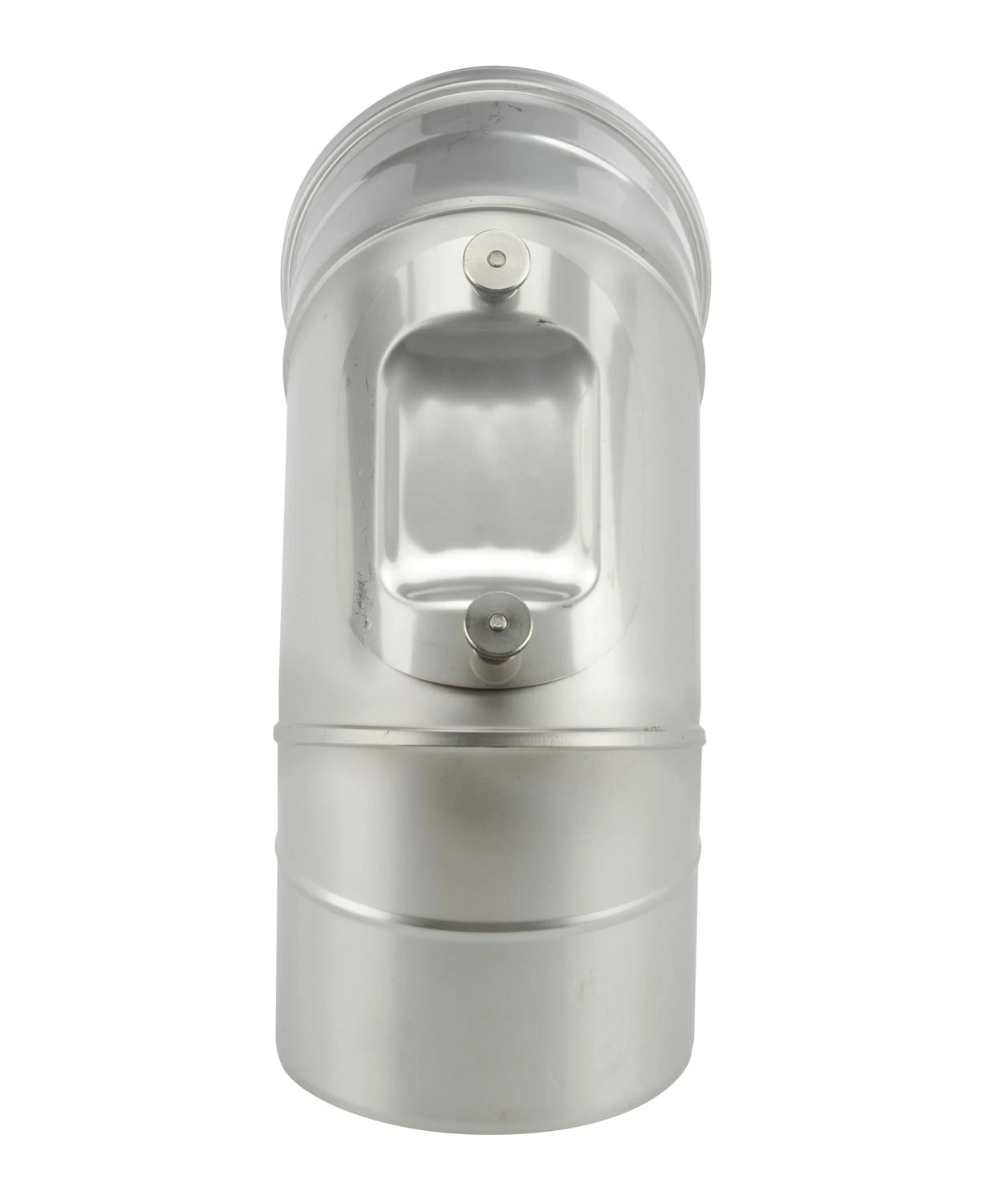 Schornstein Winkel 93° Einwandig Mit Prüföffnung - Eka Complex E 5 Schornstein Winkel 93° Einwandig Mit Prüföffnung - Eka Complex E – Bild 3