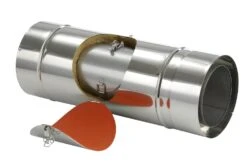 Schornsteinrohr Edelstahl 540 Mm Doppelwandig Mit Prüföffnung - Eka Complex D 25 -Brunner Verkäufe 1211 3