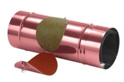 Schornsteinrohr 540 Mm Doppelwandig Mit Prüföffnung Verkupfert - Eka Complex D 25 -Brunner Verkäufe 1212 2