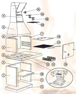 Grillkamin Wellfire PARTY QUATTRO 4 In 1 Mit Stahlhaube -Brunner Verkäufe 1235 1