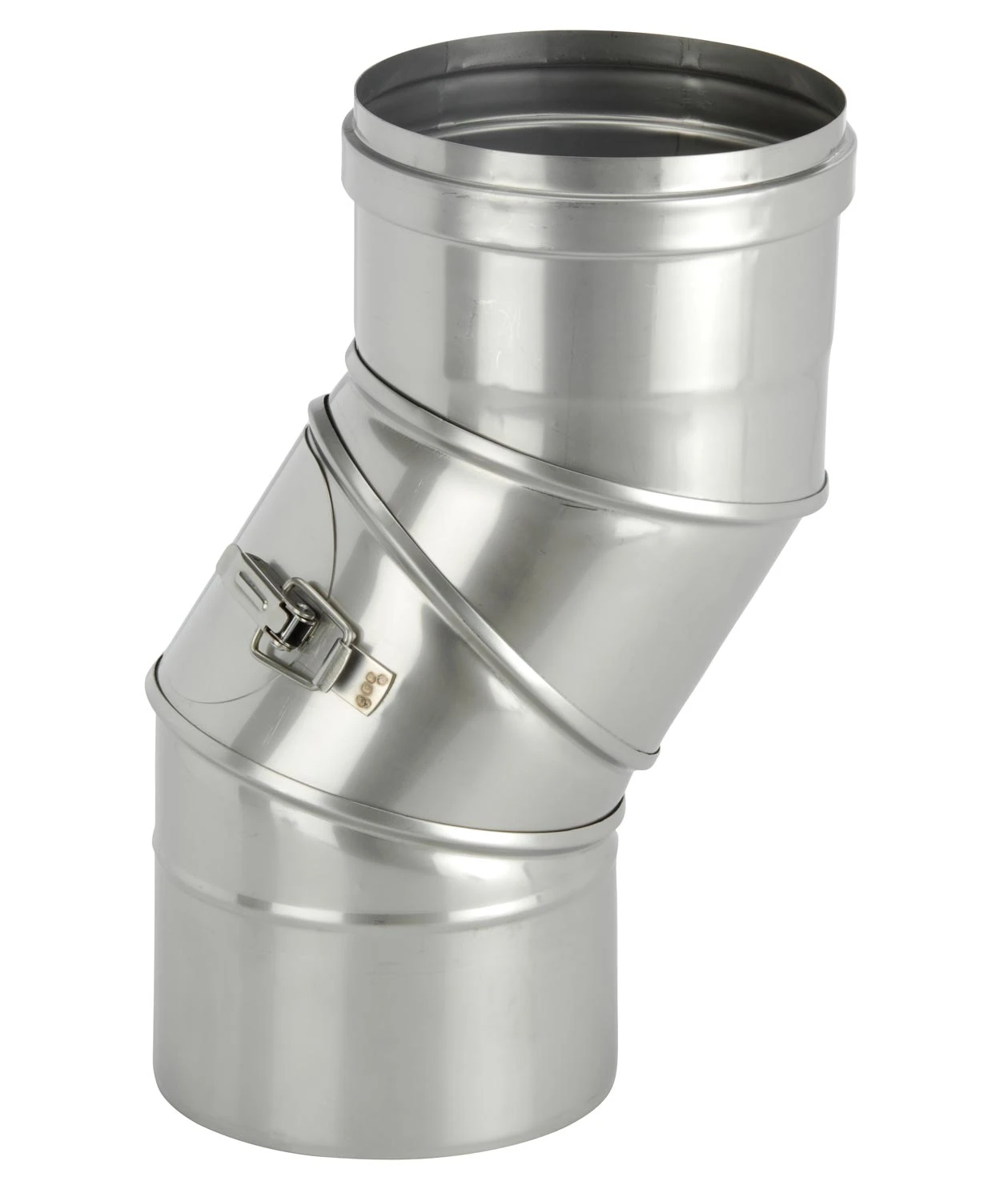 Schornstein Winkel 0-90° Einwandig Mit Prüföffnung - Eka Complex E 6 Schornstein Winkel 0-90° Einwandig Mit Prüföffnung - Eka Complex E – Bild 4