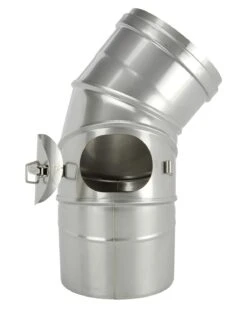 Schornstein Winkel 0-90° Einwandig Mit Prüföffnung - Eka Complex E 12 Schornstein Winkel 0-90° Einwandig Mit Prüföffnung - Eka Complex E -Brunner Verkäufe 124 3