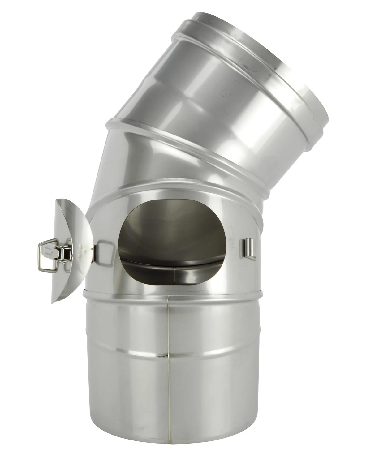 Schornstein Winkel 0-90° Einwandig Mit Prüföffnung - Eka Complex E 7 Schornstein Winkel 0-90° Einwandig Mit Prüföffnung - Eka Complex E – Bild 5