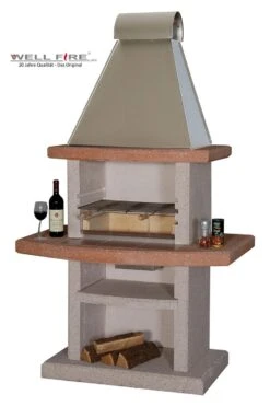 Grillkamin Wellfire NOVERA Mit Edelstahlhaube