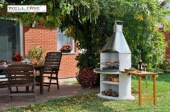 Grillkamin Wellfire DIORA Mit Edelstahlhaube -Brunner Verkäufe 1255 2