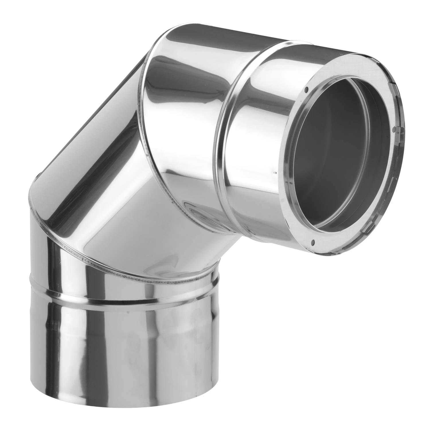 Schornstein Winkel 90° Doppelwandig - Eka Complex D 25 3 Schornstein Winkel 90° Doppelwandig - Eka Complex D 25