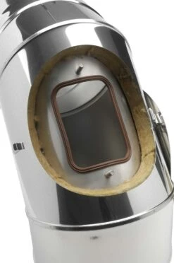 Schornstein Winkel 90° Doppelwandig Mit Prüföffnung - Eka Complex D 25 -Brunner Verkäufe 129 4