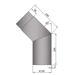 Rauchrohrbogen Stahl 45° Hellgrau 10 Rauchrohrbogen Stahl 45° Hellgrau -Brunner Verkäufe 13 241vrj7ef0x7uxzw