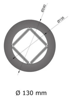 Wandrosette Stahl Mit Feder Hellgrau -Brunner Verkäufe 13 625o1p6llcprzzl7