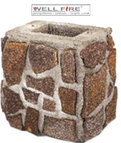 Haubenverlängerung Aus Porphyr Für Grillkamin LANDAU