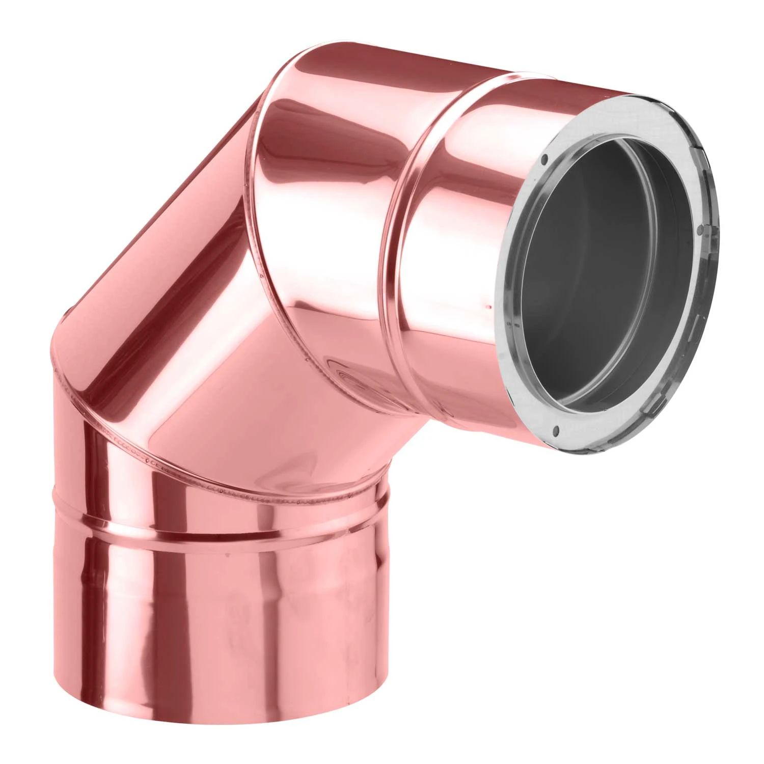 Schornstein Winkel 90° Doppelwandig Verkupfert - Eka Complex D 25 3 Schornstein Winkel 90° Doppelwandig Verkupfert - Eka Complex D 25