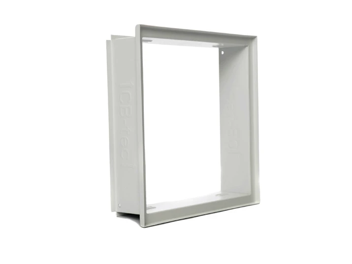 Einbaurahmen Für Lüftungsgitter Putzbündig Weiß 3 Einbaurahmen Für Lüftungsgitter Putzbündig Weiß