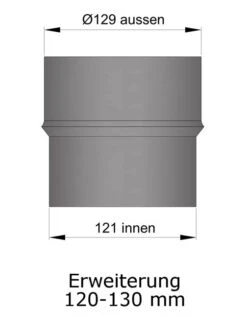 Erweiterung Rauchrohr Stahl Hellgrau, Eng-weit -Brunner Verkäufe 15 939xsjn2mxaapnou