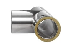 Feuerungsanschluss 90° Design Niedertemperatur Edelstahl Doppelwandig - Eka Cosmos D 25 -Brunner Verkäufe 1b99750f928846c668377bc81e0b5b69