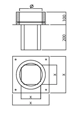 EKA Schornsteinverlängerung 2,0 M Doppelwandig Edelstahl - Konfigurierbar -Brunner Verkäufe 20d9134cd3eb526dac0840210a980fba