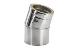 Schornstein Winkel 15° Doppelwandig - Eka Cosmos D 25