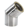 Schornstein Winkel 45° Doppelwandig - Eka Cosmos D 25 2 Schornstein Winkel 45° Doppelwandig - Eka Cosmos D 25 -Brunner Verkäufe 2200 150 b45