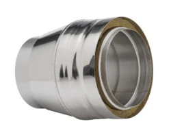 Übergang Dw-ew Edelstahl Design Doppelwandig Konisch - Eka Cosmos D 25
