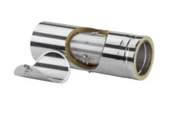 Schornsteinrohr Edelstahl 540 Mm Doppelwandig Mit Prüföffnung - Eka Cosmos D 25 -Brunner Verkäufe 2200 150 l5kdiso 2 2