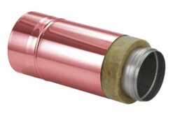 Schornsteinrohr 360 Mm Doppelwandig Kürzbar Verkupfert - Eka Complex D 25