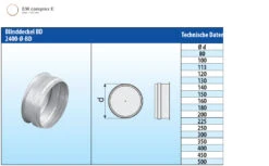Blinddeckel Edelstahl Einwandig - Eka Complex E -Brunner Verkäufe 245 1