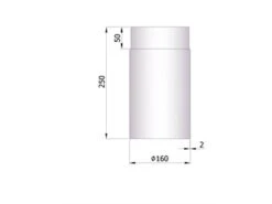 Rauchrohr Stahl 250 Mm Unlackiert -Brunner Verkäufe 26 110 250mmar9bigw30aahl