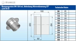 Übergang Dw-ew Edelstahl Doppelwandig Mit Abdeckung Dämmung - Eka Complex D 25 -Brunner Verkäufe 267 1