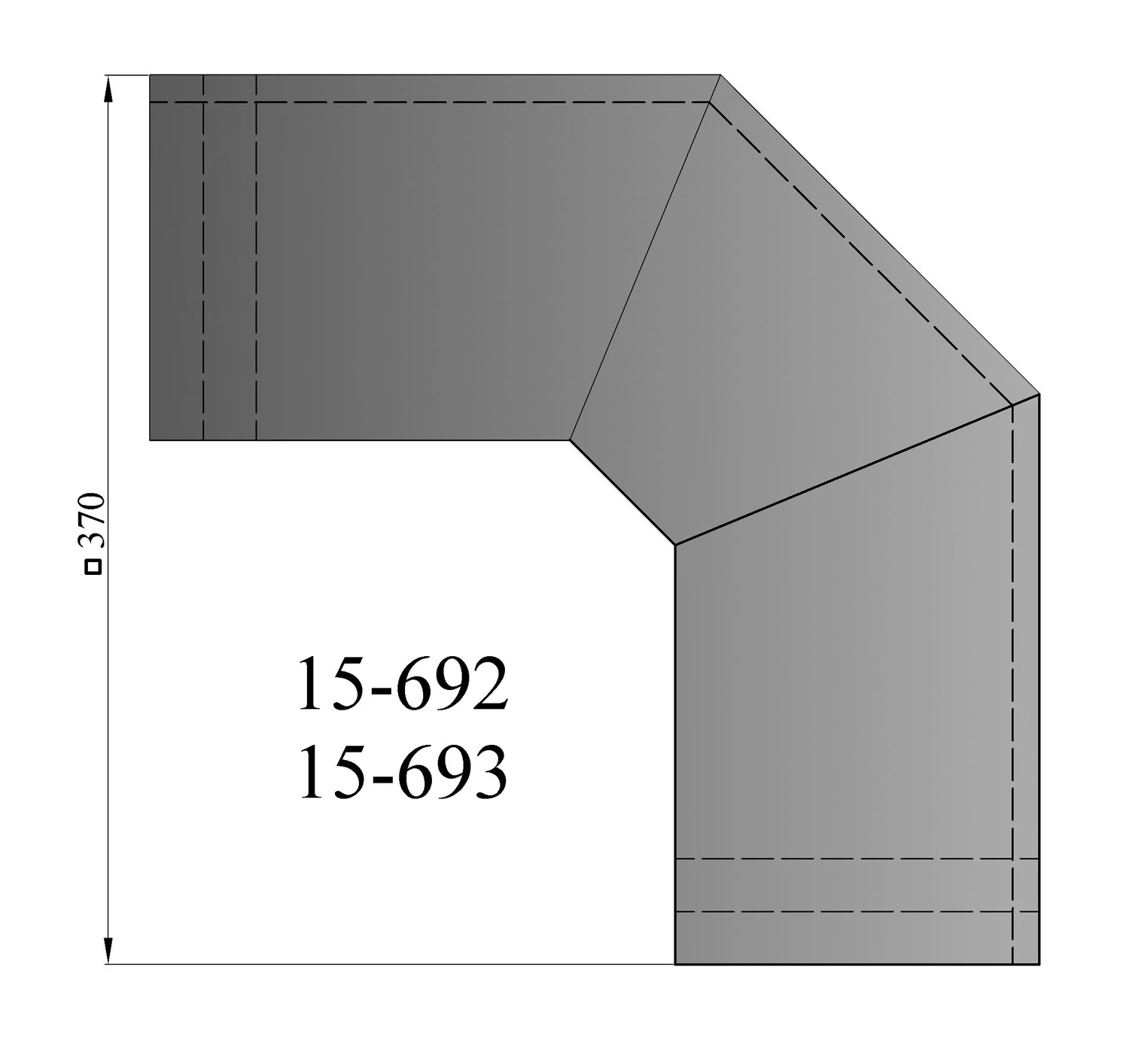 Hitzeschild Doppelwandig Für Rauchrohrbogen Stahl 2x 45° Ø 150 Mm Schwarz 6 Hitzeschild Doppelwandig Für Rauchrohrbogen Stahl 2x 45° Ø 150 Mm Schwarz – Bild 4