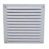 Außenluftgitter 23 X 23 Cm Mit Anschlussstutzen Weiß -Brunner Verkäufe 3115 0