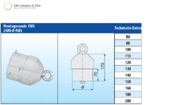 Montagesonde Schornstein Flexrohr - Eka Complex E Flex -Brunner Verkäufe 319 1