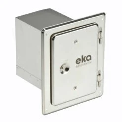 Kamintür Edelstahl V4A Mit 200 Mm Stutzen