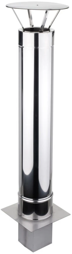 EKA Schornsteinverlängerung 2,0 M Doppelwandig Edelstahl - Konfigurierbar -Brunner Verkäufe 334 0