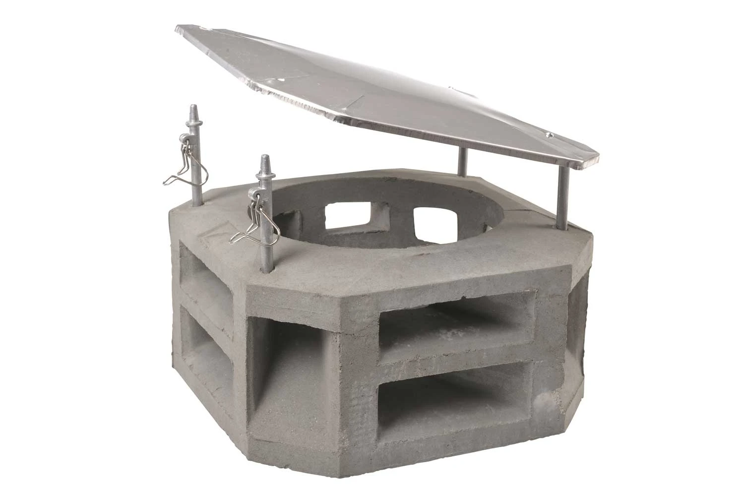 Orkanaufsatz Mit Dach Aus Beton 7 Orkanaufsatz Mit Dach Aus Beton – Bild 5