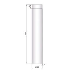 Rauchrohr Stahl 1000 Mm Unlackiert -Brunner Verkäufe 383f32ccacb2abc953450711d13ec03b