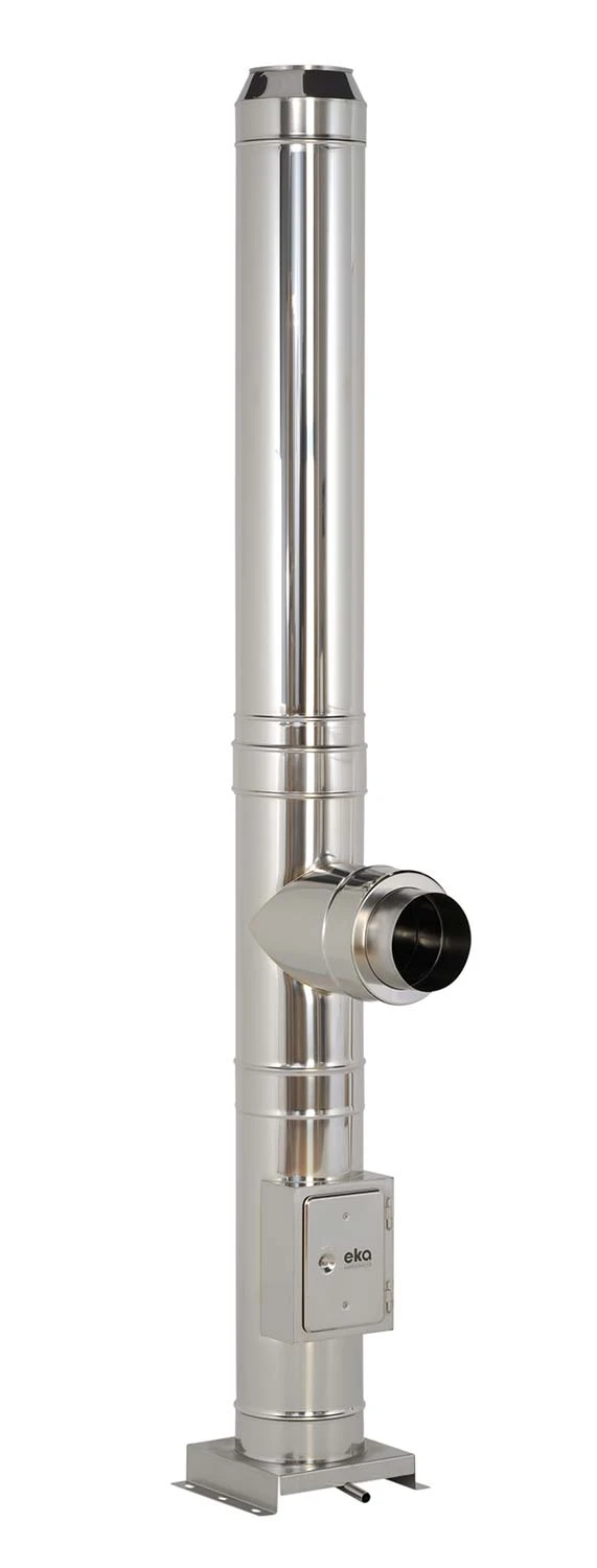 Edelstahlschornstein 8,0 M Doppelwandig - Eka Chromos D 25 5 Edelstahlschornstein 8,0 M Doppelwandig - Eka Chromos D 25 – Bild 3