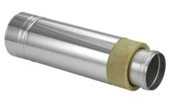 Schornsteinrohr Edelstahl 540 Mm Doppelwandig Kürzbar – Eka Complex D 50