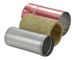 Schornsteinrohr 360 Mm Doppelwandig Kürzbar Verkupfert - Eka Complex D 50 -Brunner Verkäufe 3946 1