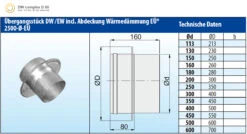 Übergang Dw-ew Edelstahl Doppelwandig Mit Abdeckung Dämmung - Eka Complex D 50 7 Übergang Dw-ew Edelstahl Doppelwandig Mit Abdeckung Dämmung - Eka Complex D 50 -Brunner Verkäufe 3983 1