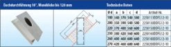 EKA Brandschutz Dachdurchführung 10°, Wandstärke Bis 120 Mm 9 EKA Brandschutz Dachdurchführung 10°, Wandstärke Bis 120 Mm -Brunner Verkäufe 4574 2
