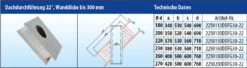 EKA Brandschutz Dachdurchführung 22°, Wandstärke Bis 300 Mm -Brunner Verkäufe 4579 2