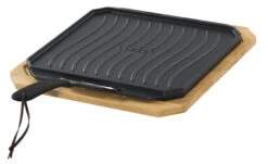 Cozze Gusseisenpfanne Mit Bambus Servierbrett, 33x33 Cm -Brunner Verkäufe 46401z0jpsx4okcvfj