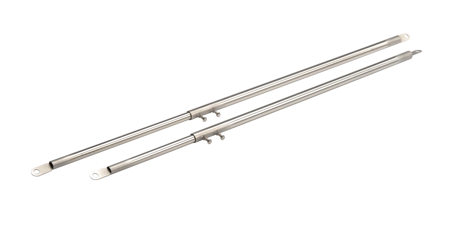 EKA Teleskopstangen V2A Edelstahl, 1600-3000 Mm Verstellbar, Paar 3 EKA Teleskopstangen V2A Edelstahl, 1600-3000 Mm Verstellbar, Paar