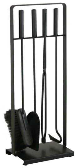 Kaminbesteck Heibi Aus Stahl, 4- Teilig, Schwarz 5 Kaminbesteck Heibi Aus Stahl, 4- Teilig, Schwarz -Brunner Verkäufe 474 0