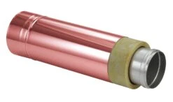 Schornsteinrohr Kürzbar 540 Mm Doppelwandig Verkupfert - Eka Complex D 50