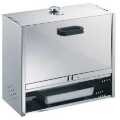 Peetz Räucherofen 990 Mit Schiebetür Inkl. Grundausstattung, Edelstahl