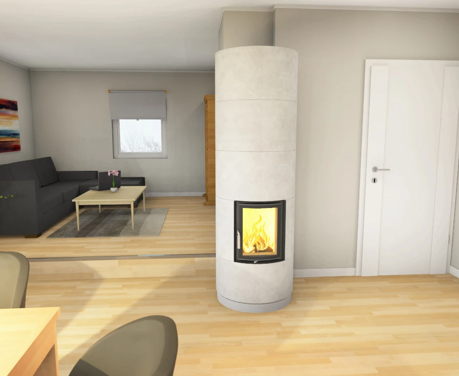 Brunner Klein-Speicherofen KSO 33r Mit Wärmebetonverkleidung 7 Brunner Klein-Speicherofen KSO 33r Mit Wärmebetonverkleidung – Bild 5