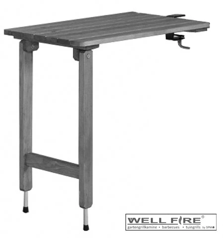Abstelltisch Grau Für Eckige Simsplatte 4 Abstelltisch Grau Für Eckige Simsplatte – Bild 2