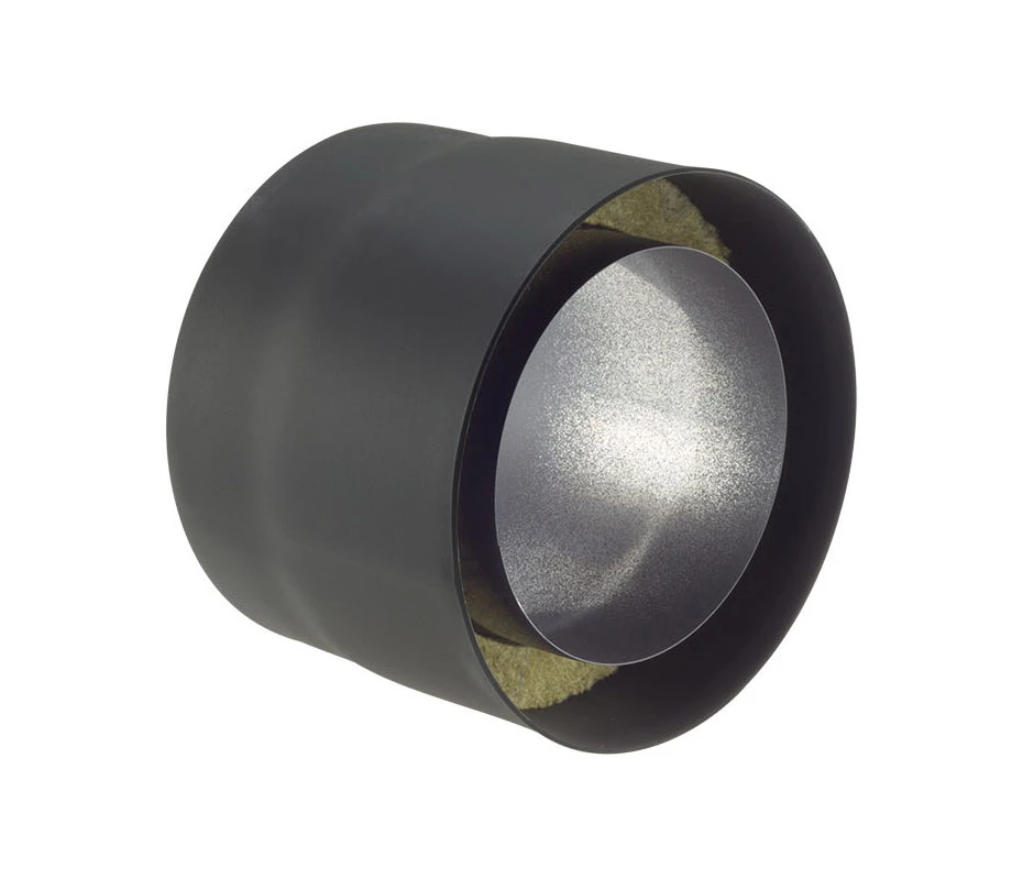 Rauchrohr Stahl Doppelwandig 250 Mm Ø 150 Mm Schwarz 3 Rauchrohr Stahl Doppelwandig 250 Mm Ø 150 Mm Schwarz