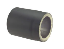 Rauchrohr Stahl Doppelwandig 500 Mm Ø 150 Mm Schwarz -Brunner Verkäufe 5626 1